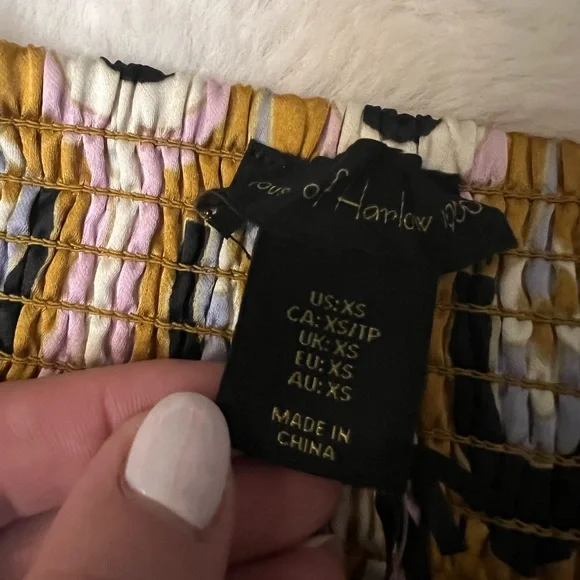 NWT House of Harlow 1960 Art Deco Crop Top - Picture 6 of 7